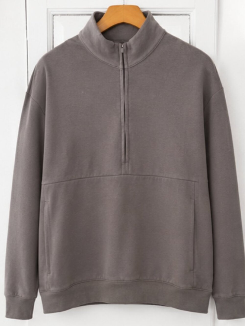 Nike 24.7 Dri-FIT Quarter Zip Pullover Gray Men’s Medium Performance Sweatshirt